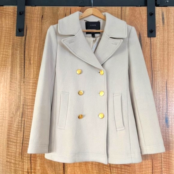 J Crew Nello Gori Majesty Peacoat Stadium Cloth - Picture 2 of 3